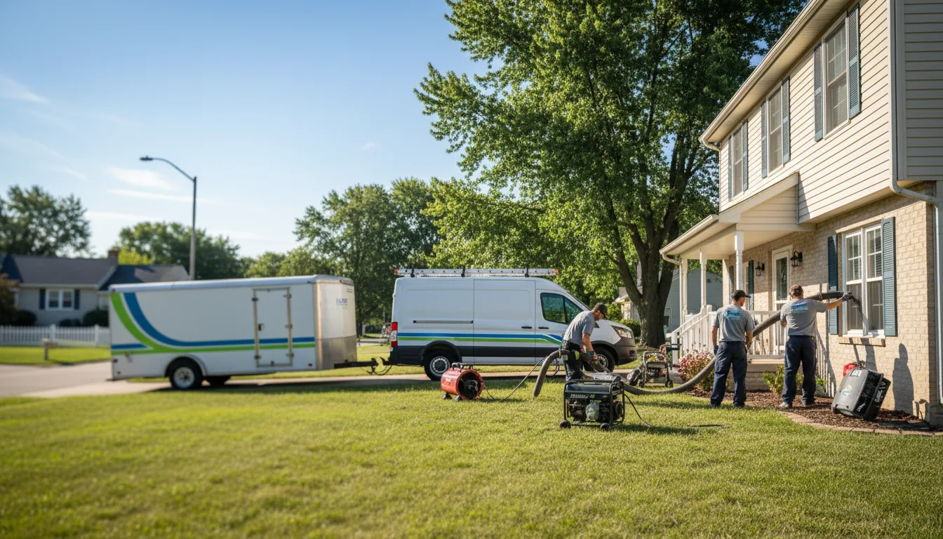 Flooded Basement Restoration And Cleanup With Repair in Plain, WI near me